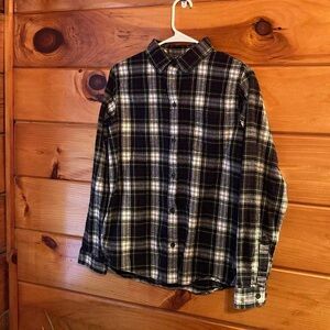 L.L. Bean Womens Relaxed Fit Flannel, Size Small
